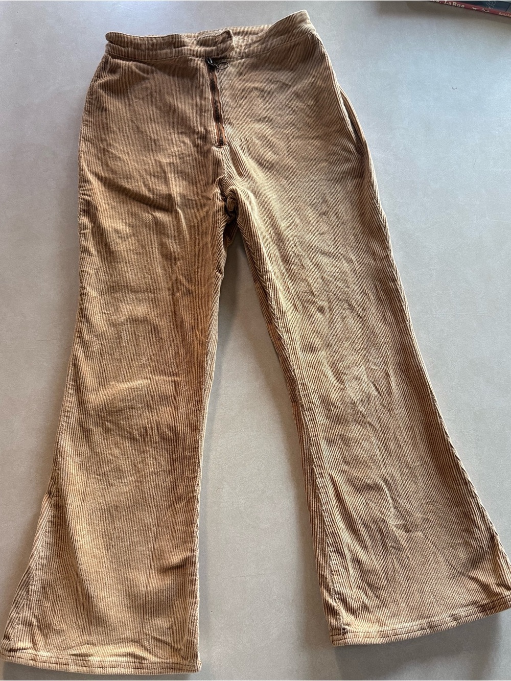 Billabong Tan Corduroy Flare Pants